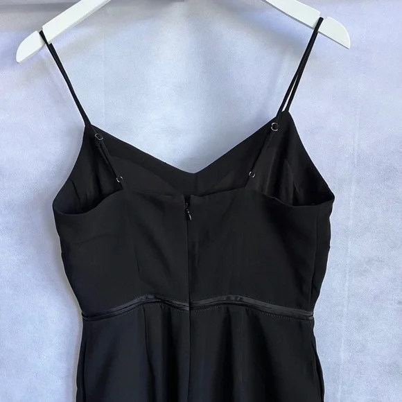 MAEVE Anthropologie Magdalena Black V Neck Jumpsuit - Picture 10 of 15